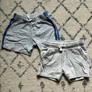 Gray Kids Shorts Set